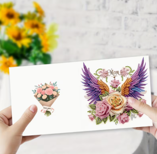 Preview: Diamond Painting 6 Stück Muttertagkarten